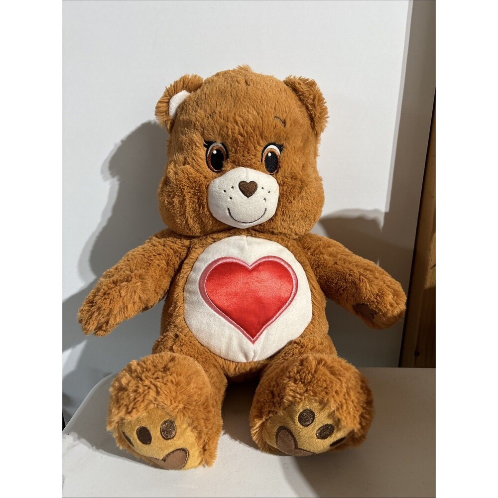 Ret.Build-A-Bear Care Bears Tender Heart Plush 18" Care Bear BAB Brown Soft 2015